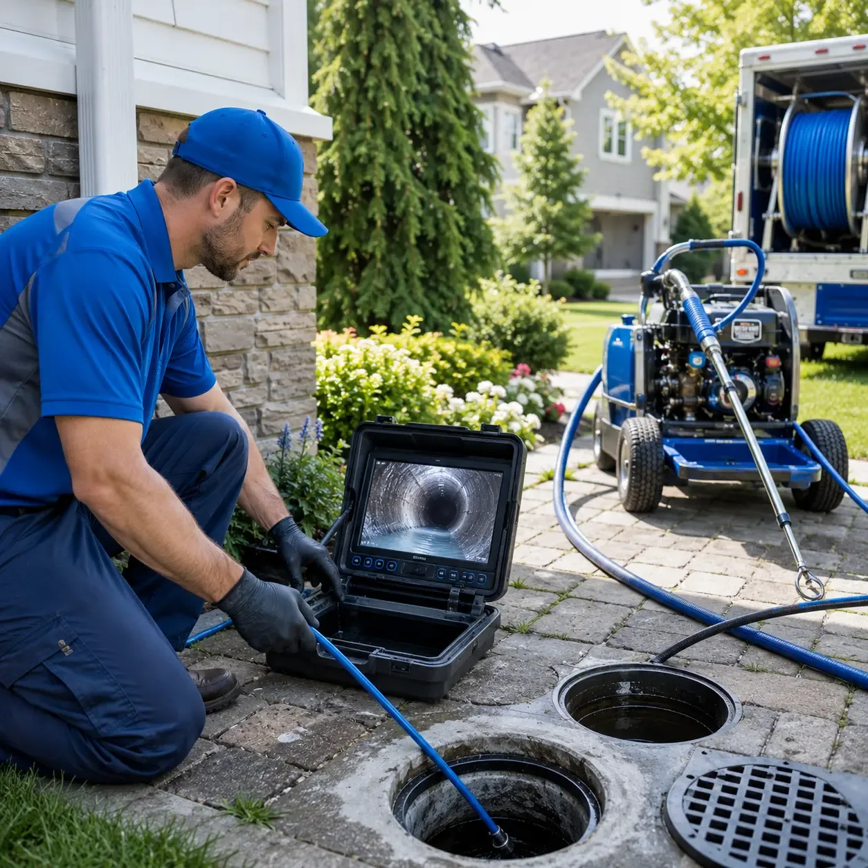 Outdoor drain cleaning professionals serving Rose Hill, IA