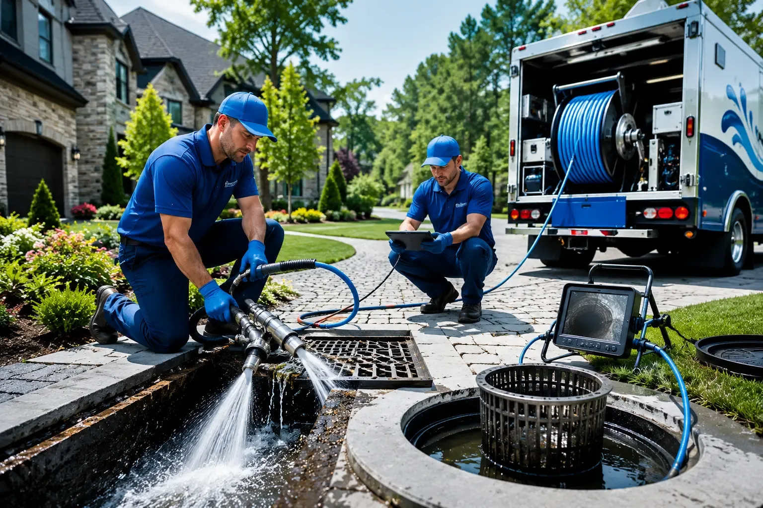 Local outdoor drain cleaning professionals in Rose Hill, IA